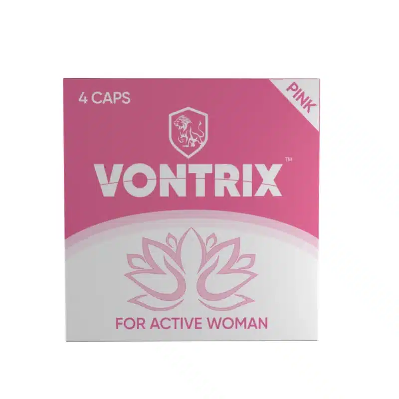 Vontrix Pink 4 capsules Voorkant