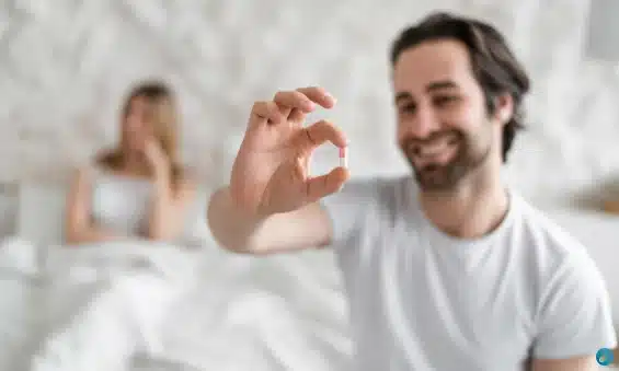 gezonde man gebruikt erectiepil