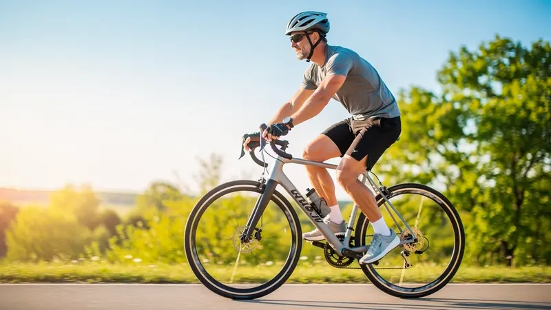 Man die sport als basis voor gezonde levensstijl en seksuele gezondheid